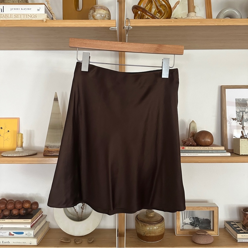 NWT Quince 100% Washable Silk Mini Skirt - Small